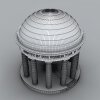 野外休闲亭子-建筑-基础设施-VR/AR模型-3D城