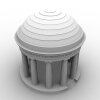 野外休闲亭子-建筑-基础设施-VR/AR模型-3D城