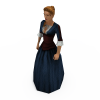 妇女-角色人体-女人-VR/AR模型-3D城