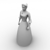 妇女-角色人体-女人-VR/AR模型-3D城