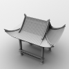 四角亭-建筑-古建筑-VR/AR模型-3D城