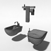 白色洗手台-建筑-卫浴-VR/AR模型-3D城