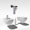 白色洗手台-建筑-卫浴-VR/AR模型-3D城