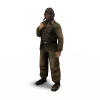部队军人-角色人体-男人-VR/AR模型-3D城