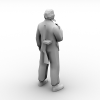部队军人-角色人体-男人-VR/AR模型-3D城