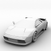 兰博基尼 Murcielago 跑车-汽车-家用汽车-VR/AR模型-3D城