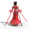 赤壁貂蝉-角色人体-角色-VR/AR模型-3D城