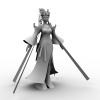 赤壁貂蝉-角色人体-角色-VR/AR模型-3D城