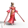 赤壁貂蝉-角色人体-角色-VR/AR模型-3D城