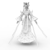 赤壁貂蝉-角色人体-角色-VR/AR模型-3D城