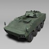 8X8轮式步兵战车-汽车-军事汽车-VR/AR模型-3D城