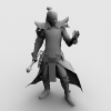 暗黑3（Diablo3）角色-角色人体-角色-VR/AR模型-3D城