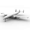 飞机航空Constela-飞机-VR/AR模型-3D城