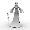女-角色人体-角色-VR/AR模型-3D城