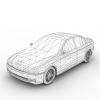 宝马M5警车-汽车-军事汽车-VR/AR模型-3D城