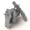 sd高达-角色人体-角色-VR/AR模型-3D城