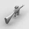 FN FAL-VR/AR模型-3D城