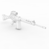 FN FAL-VR/AR模型-3D城