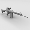 FN FAL-VR/AR模型-3D城