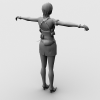 Ada Wong - Character-角色人体-女人-VR/AR模型-3D城