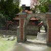 诛仙场景焚香谷山河殿-建筑-古建筑-VR/AR模型-3D城