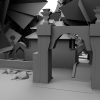 诛仙场景焚香谷山河殿-建筑-古建筑-VR/AR模型-3D城