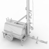 投光灯发电机-汽车-其它-VR/AR模型-3D城