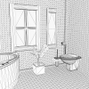 卫生间-建筑-卫浴-VR/AR模型-3D城