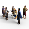 游戏人物-角色人体-角色-VR/AR模型-3D城