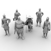 游戏人物-角色人体-角色-VR/AR模型-3D城