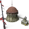 科幻场景-建筑-科幻-VR/AR模型-3D城
