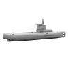 二战系列德国潜艇-船舶-军事船舶-VR/AR模型-3D城