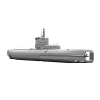 二战系列德国潜艇-船舶-军事船舶-VR/AR模型-3D城