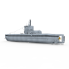 二战系列德国潜艇-船舶-军事船舶-VR/AR模型-3D城
