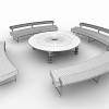 桌椅-家居-桌椅-VR/AR模型-3D城