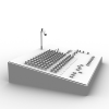 音频混音控制台-科技-数码产品-VR/AR模型-3D城