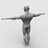 人体-角色人体-男人-VR/AR模型-3D城