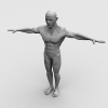 人体-角色人体-男人-VR/AR模型-3D城