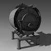 焚烧火炉-科技-机器设备-VR/AR模型-3D城