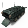 Stryker装甲车-汽车-军事汽车-VR/AR模型-3D城