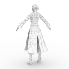 女-角色人体-角色-VR/AR模型-3D城