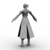 女-角色人体-角色-VR/AR模型-3D城