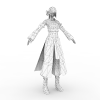 女-角色人体-角色-VR/AR模型-3D城