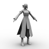 女-角色人体-角色-VR/AR模型-3D城