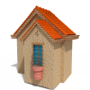 坡屋顶-建筑-住宅-VR/AR模型-3D城