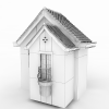 坡屋顶-建筑-住宅-VR/AR模型-3D城