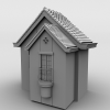 坡屋顶-建筑-住宅-VR/AR模型-3D城