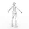 女-角色人体-角色-VR/AR模型-3D城