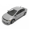 Honda Civic车-汽车-家用汽车-VR/AR模型-3D城