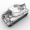 ZSU-23-4自行高射炮-汽车-军事汽车-VR/AR模型-3D城